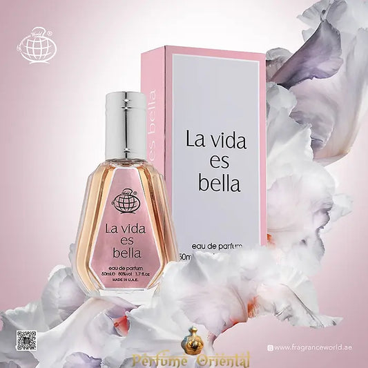 Perfume LA VIDA ES BELLA -50ml-Fragrance World perfume oriental