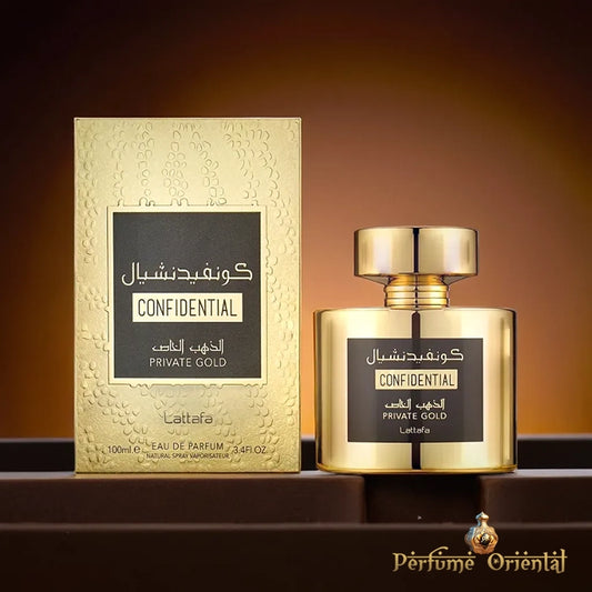 Perfume CONFIDENTIAL Private Gold 100ml-Lattafa
