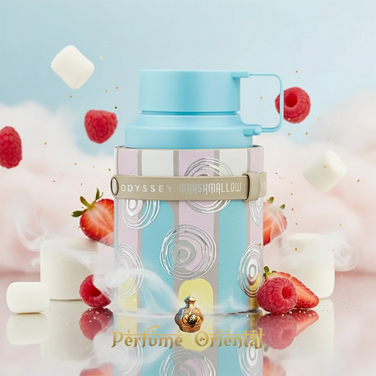 Perfume ARMAF ODYSSEY MARSHMALLOW Eau de Parfum femenino gourmand con notas dulces de marshmallow y frutas