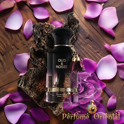 Perfume OUD & ROSES-Edp-60ml-AHMED AL MAGHRIBI perfume oriental