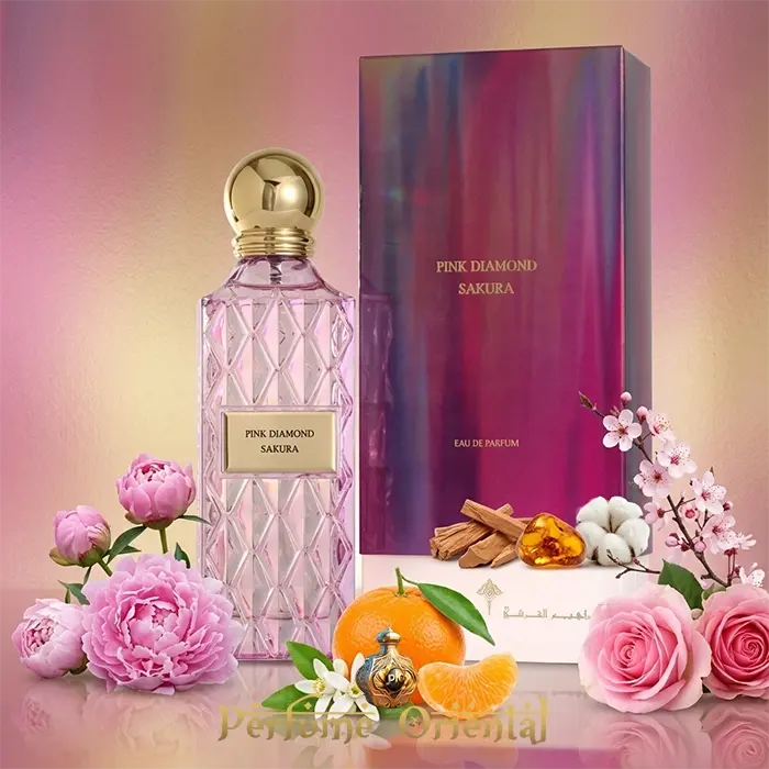 PINK DIAMOND SAKURA de IBRAHIM AL QURASHI (IBRAQ)-150Ml-Mujer Perfume Oriental