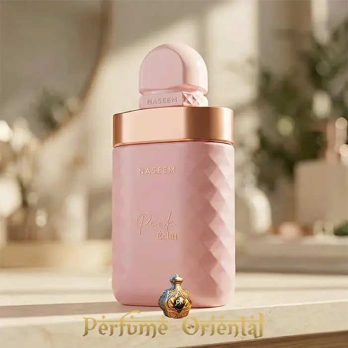 Pink Éclat Naseem 100ml perfume árabe sin alcohol frasco rosa elegante femenino