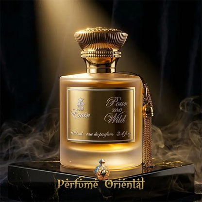 Perfume Pour Me Wild Emir Paris Corner 100ml Eau de Parfum perfume árabe cálido y gourmand