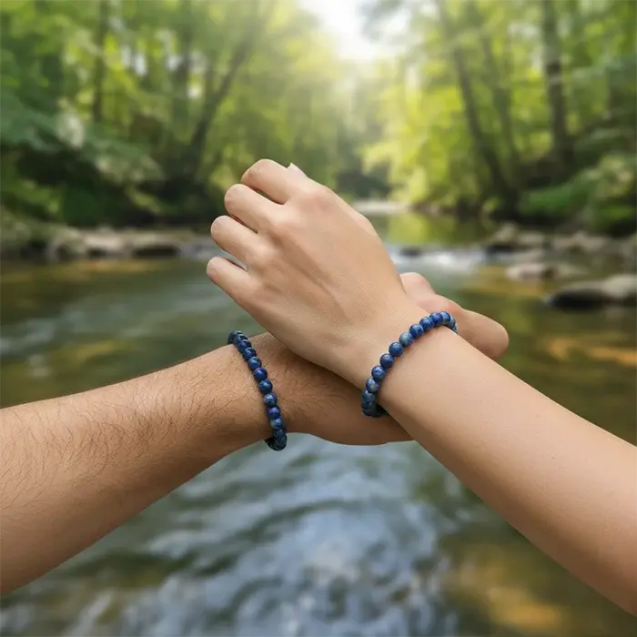 Pulsera Piedra Natural Sodalita – Claridad AURYSTONE