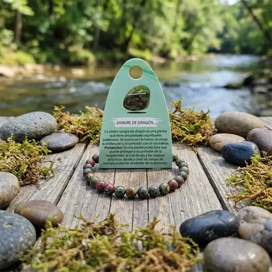 Pulsera de Sangre de Dragón Energética – Fuerza y Protección AURYSTONE