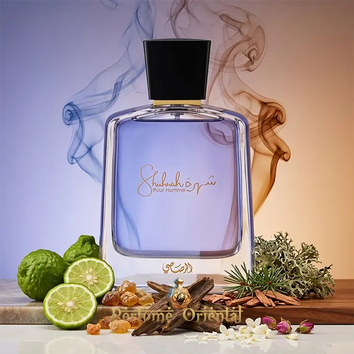 Shuhrah Pour Homme Rasasi Perfume Arabe Hombre Fresco Amaderado Incienso Musgo Oud Elegante Duradero