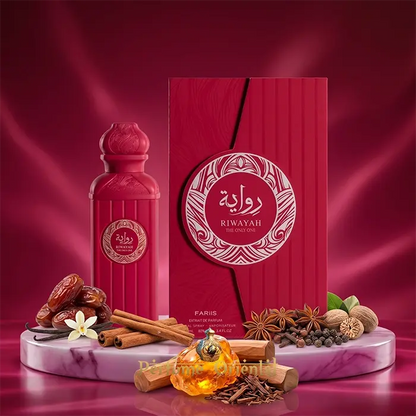 Riwayah The Only One Fariis Perfume Arabe Con Caja 100ml Fragancia Gourmand Especiada Ambarada De Lujo Con Fondo Amaderado