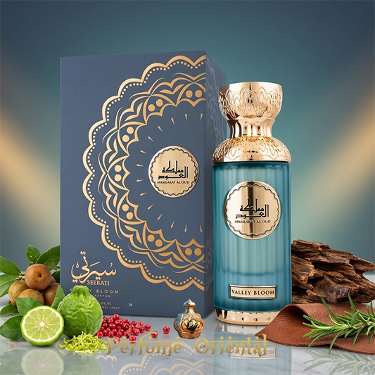 seerati valley bloom mamlakat al oud perfume arabe unisex 100ml con caja original fragancia citrica especiada con cuero y vetiver