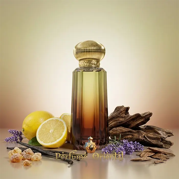 Shay Jadeed Perfume Oriental Unisex Fresco Con Limon Lavanda Vainilla Y Base De Incienso Y Oud Elegante