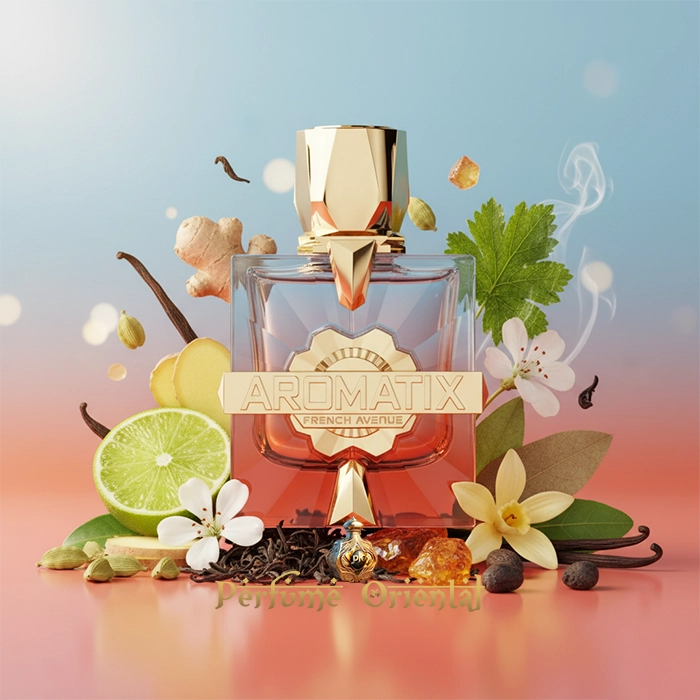 TEAS ME de AROMATIX X FRENCH AVENUE – perfume oriental amaderado aromático para hombre con notas de cardamomo, haba tonka, ámbar y pachulí – Perfume Oriental