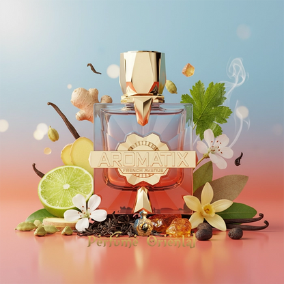 TEAS ME de AROMATIX X FRENCH AVENUE – perfume oriental amaderado aromático para hombre con notas de cardamomo, haba tonka, ámbar y pachulí – Perfume Oriental