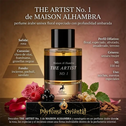 Perfume THE ARTIST No. 1 de MAISON ALHAMBRA-100ml Perfume Oriental