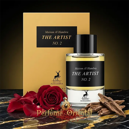 the artist no 2 maison alhambra perfume arabe unisex 100ml con caja original perfume oud rosa incienso niche lujo