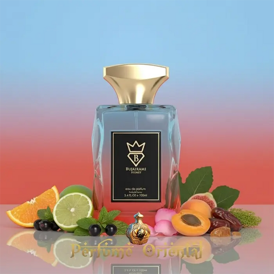 Perfume oriental Unforgettable 100ml Bujairami Perfumes fragancia cítrica frutal luminosa