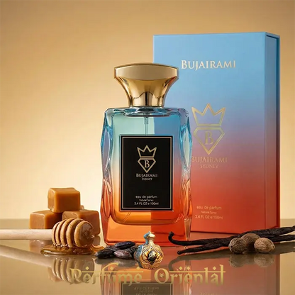 Vanilla Dream Eau de Parfum 100ml Bujairami perfume dulce con caja y notas de vainilla y caramelo