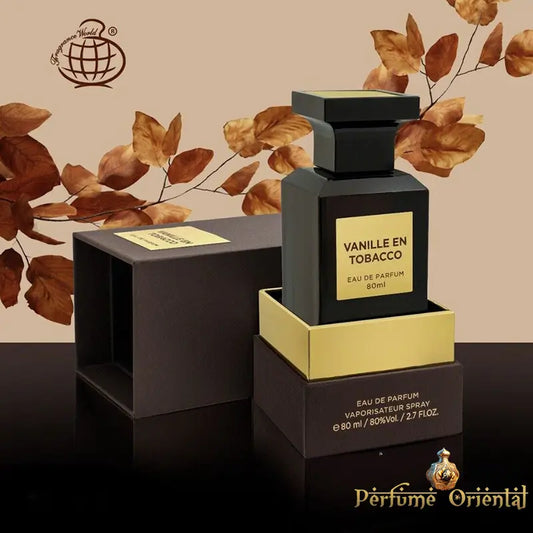 Vanille en Tobacco Eau De Parfum- Fragrance World perfume clon de tom ford tobacco vanille unisex compra online