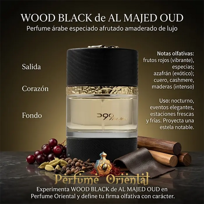 WOOD BLACK by AL MAJED OUD - 75ML - Unisex | Oriental Perfume