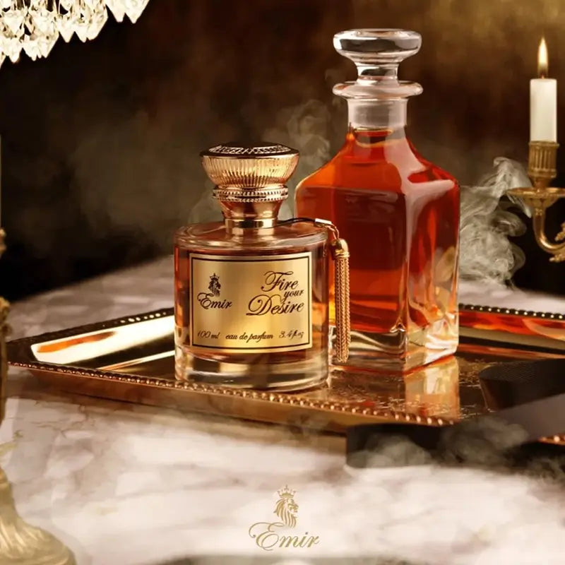    FIRE YOUR DESIRE EMIR-ParisCorner-perfume oriental set up