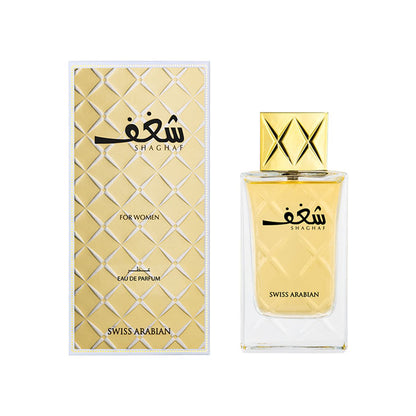 Perfume SHAGHAF WOMEN 75ML EDP-Swiss Arabian Perfumes packaging